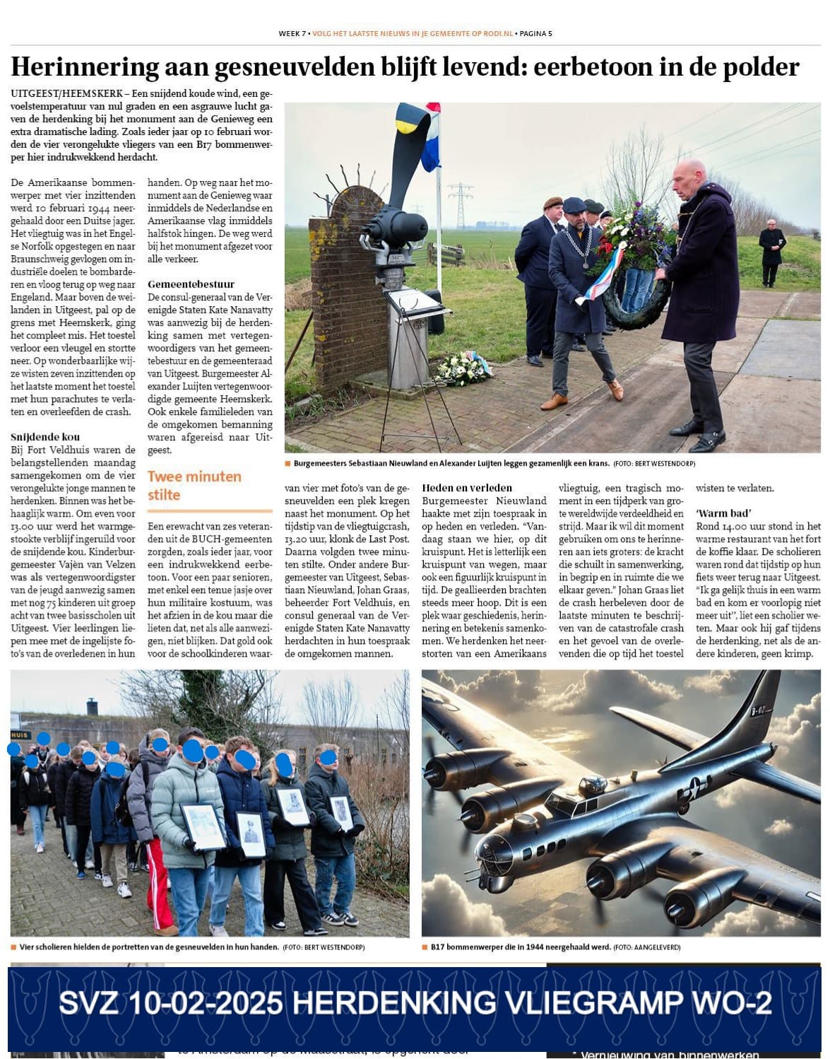 Herdenking vliegramp WO-2 Fort Veldhuis 2025, foto 4