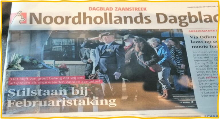 Stilstaan bij februaristaking