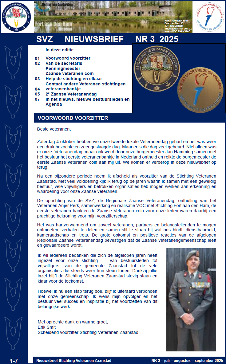 SVZ Nieuwsbrief nr 3 2025